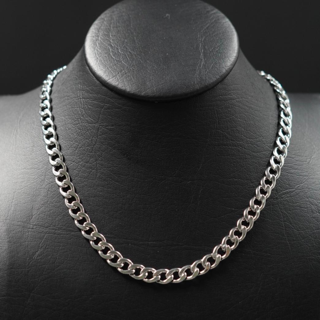 Cadena Cubana Acero - Oro/Plata