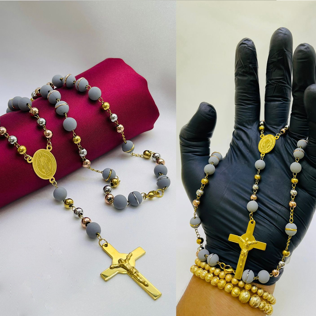 Camándula Neopreno Triple Oro - Oro
