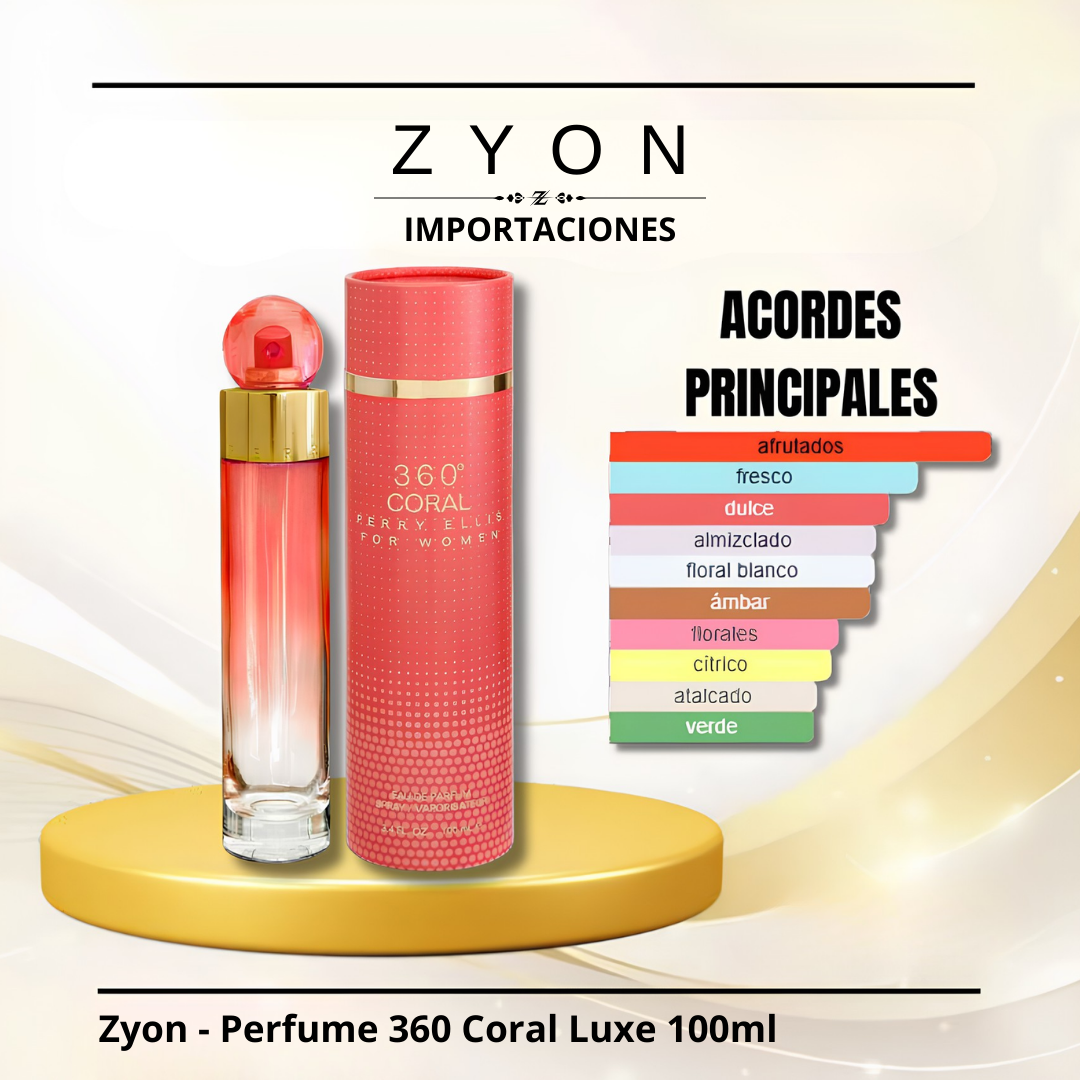 Perfume 360 Coral Luxe 100ml | Dama