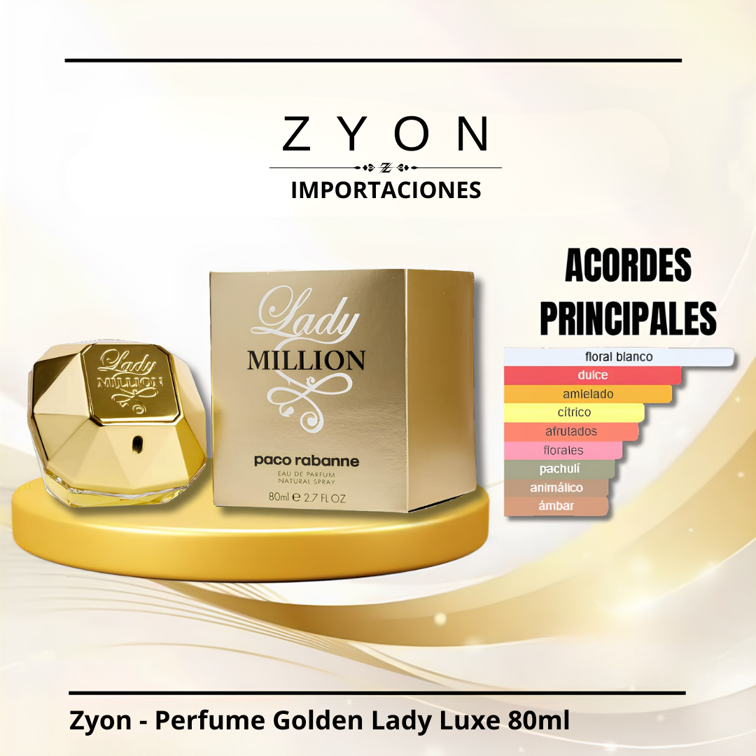 Perfume Golden Lady Luxe 80ml | Dama