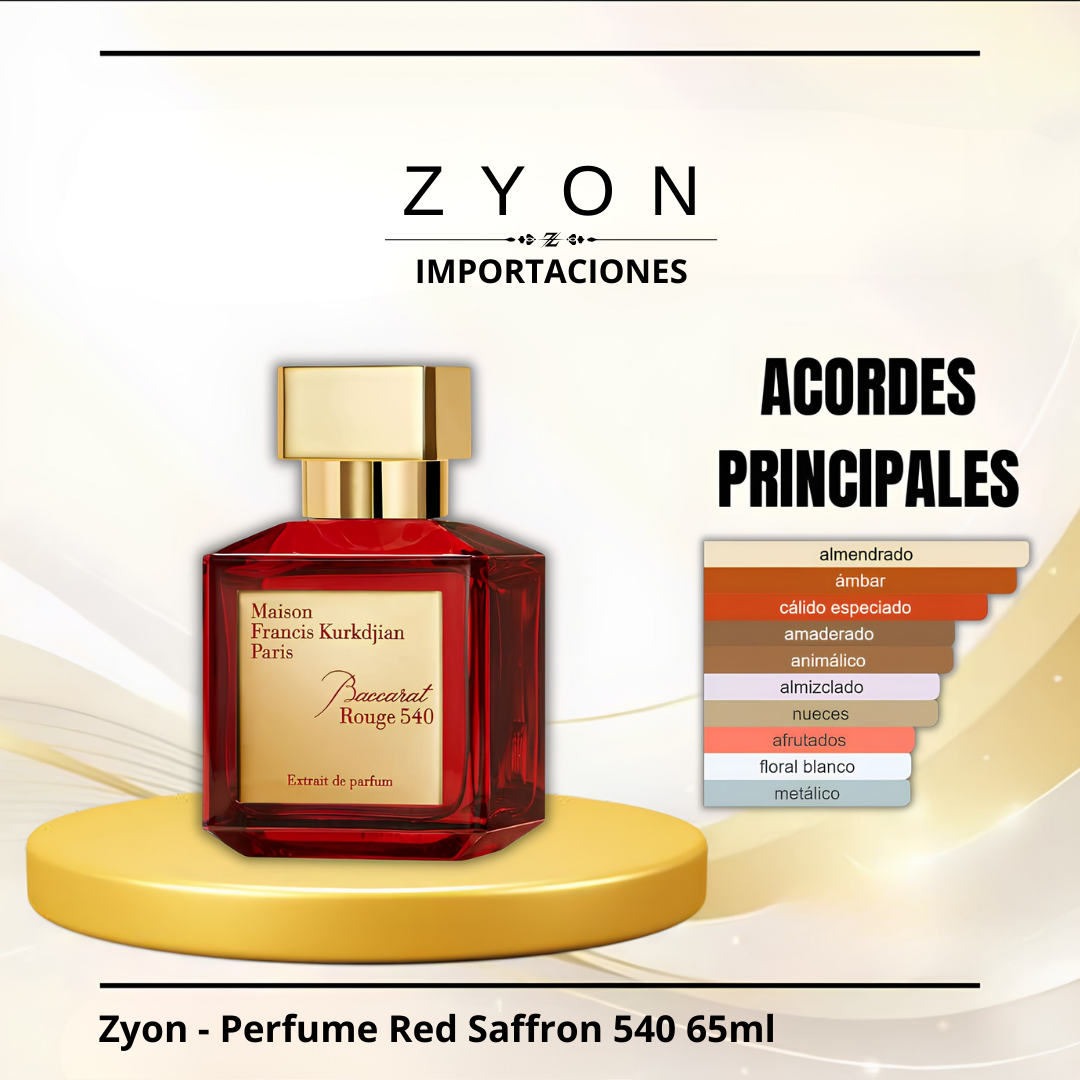 Perfume Red Saffron 540 65ml | Unisex