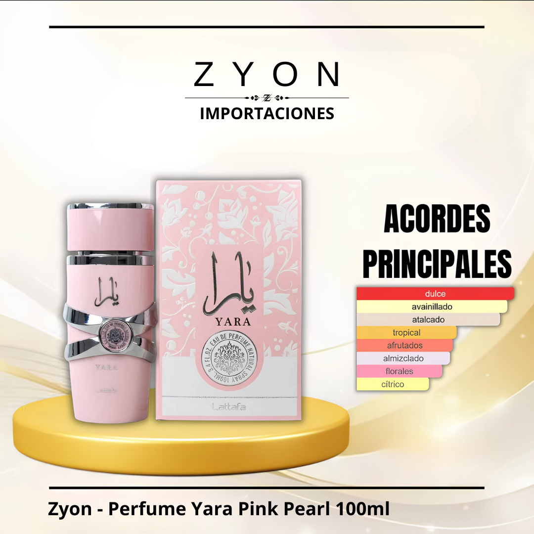 Perfume Yara Pink Pearl 100ml | Dama