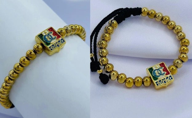 Pulsera Equipos Banhada a Oro