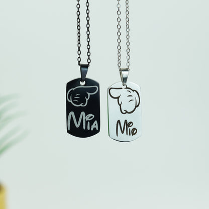 COMBO CADENA+DIJE PAREJAS