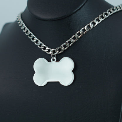 COMBO CADENA+DIJE PLACA PARA PERRO