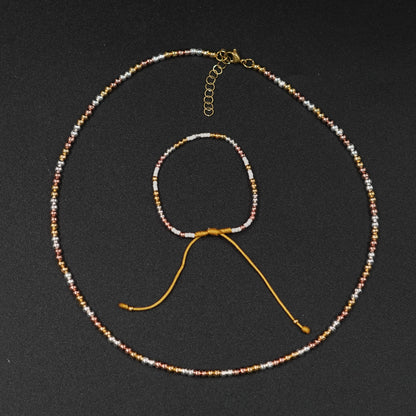COMBO COLLAR+PULSERA 3 OROS