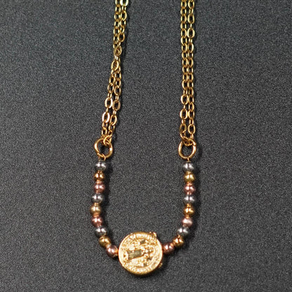 Tobillera San Benito Tres Oros - Oro