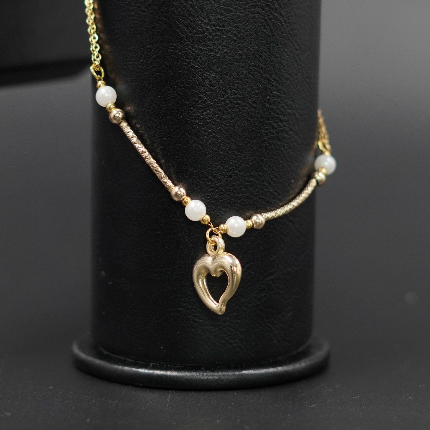 Tobillera Corazón - Oro