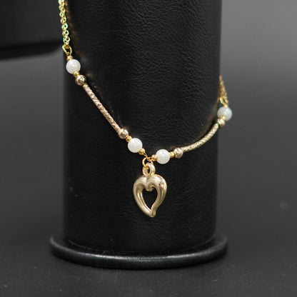 Tobillera Corazón - Oro