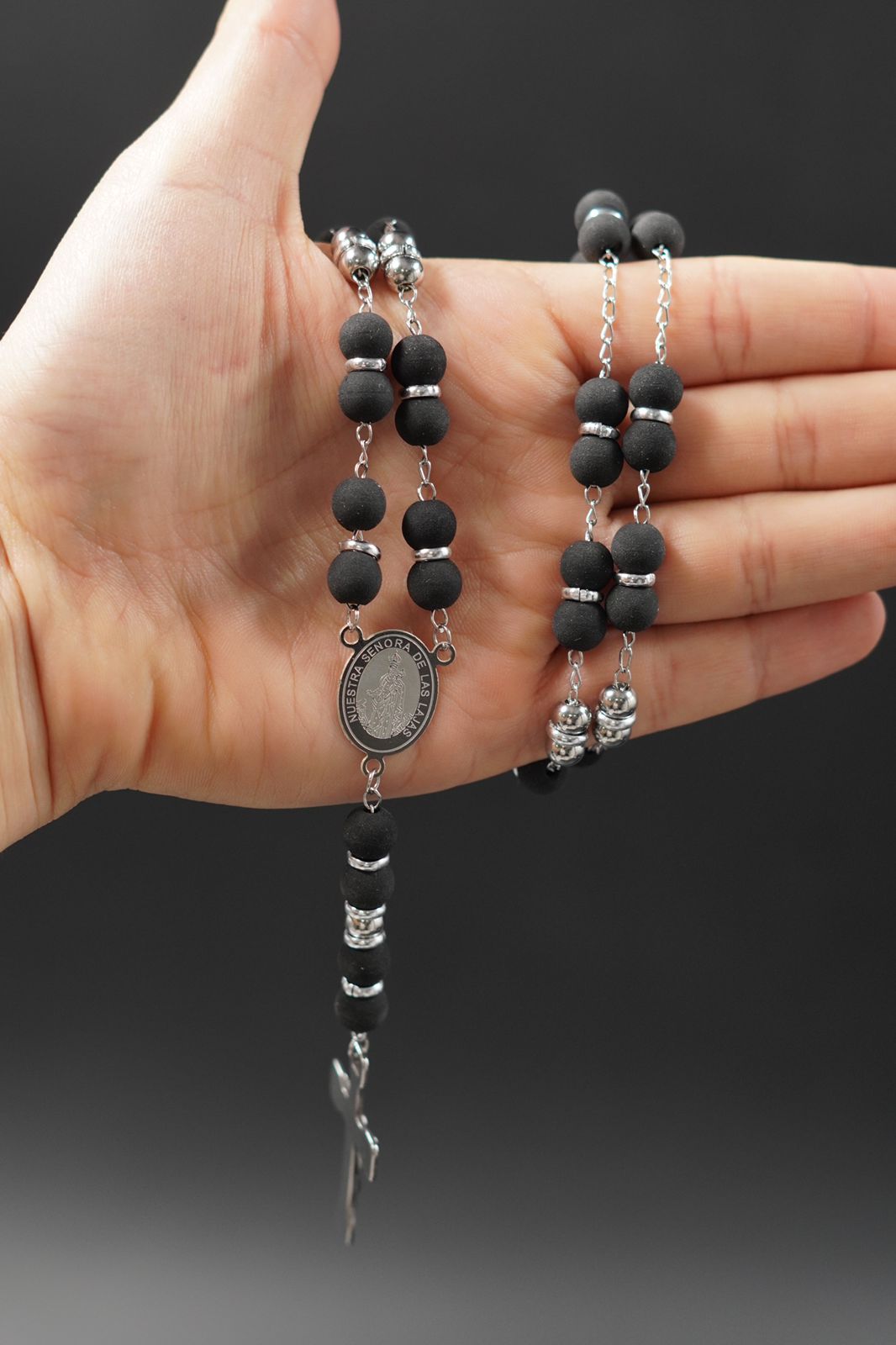 Camándula Cristo Sagrado - Oro/Plata