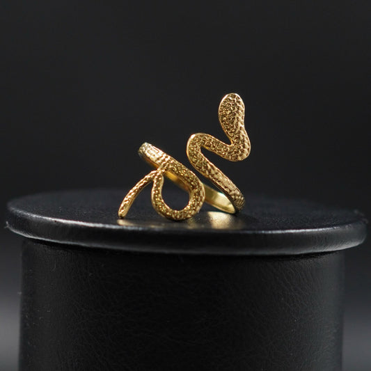 Anillo Serpiente Dorada - Oro