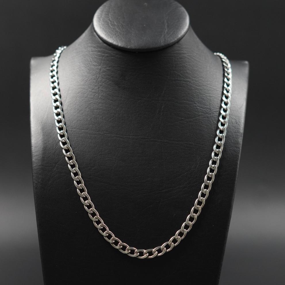 Cadena Cubana Acero - Oro/Plata