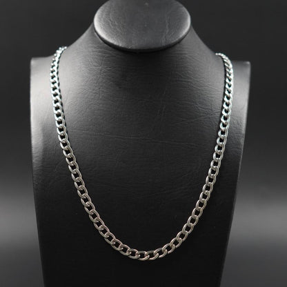 Cadena Cubana Acero - Oro/Plata