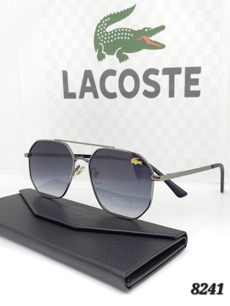 Gafas Lacoste Hexagonal Tipo P + Estuche Billetera