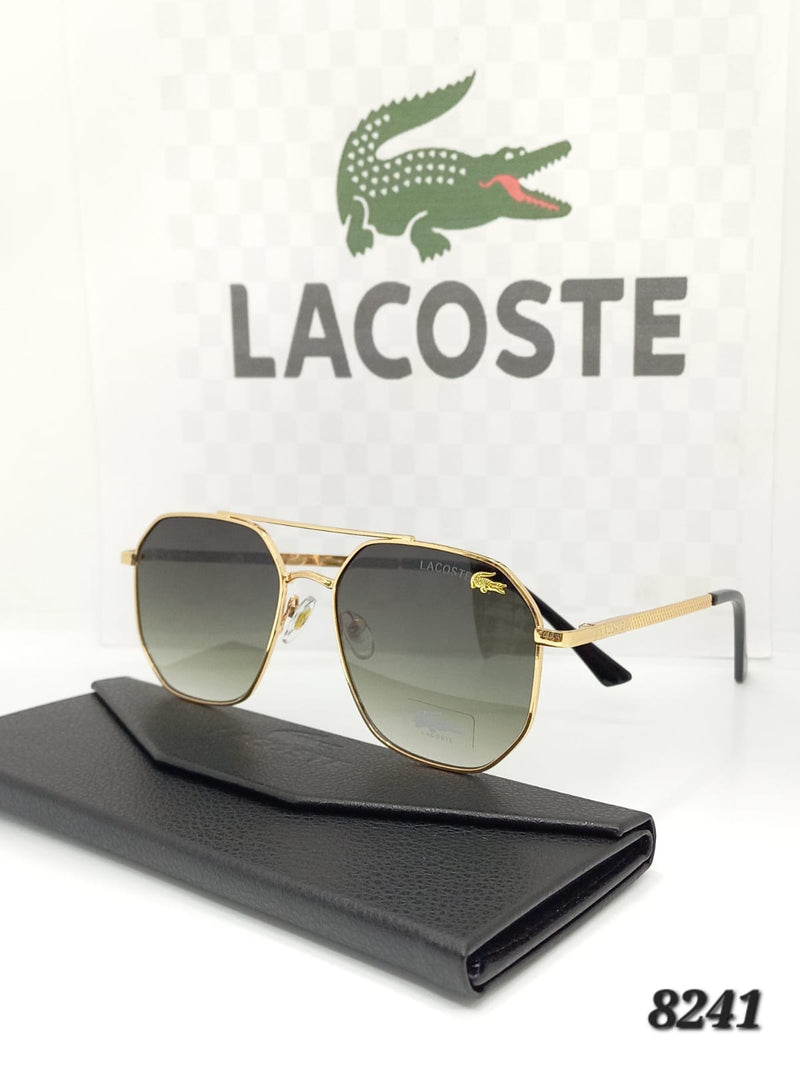 Gafas Lacoste Hexagonal Tipo P + Estuche Billetera