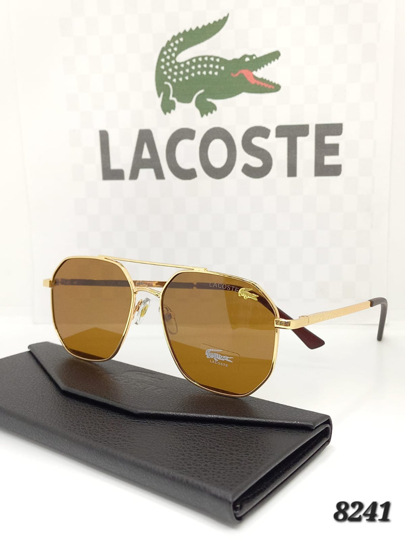 Gafas Lacoste Hexagonal Tipo P + Estuche Billetera