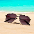 Gafas Carrera Hexagonal + Estuche Billetera