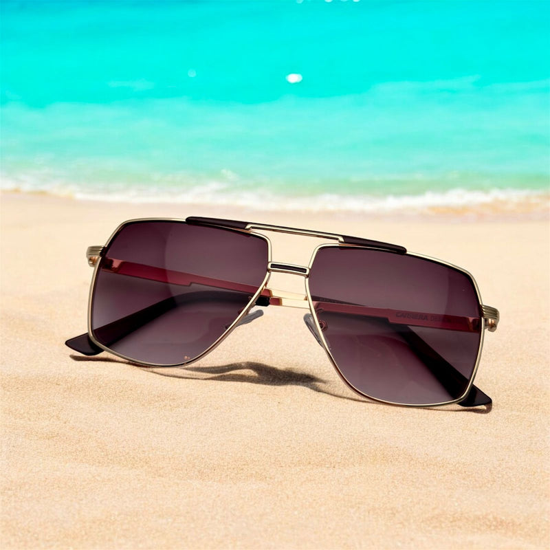 Gafas Carrera Hexagonal + Estuche Billetera