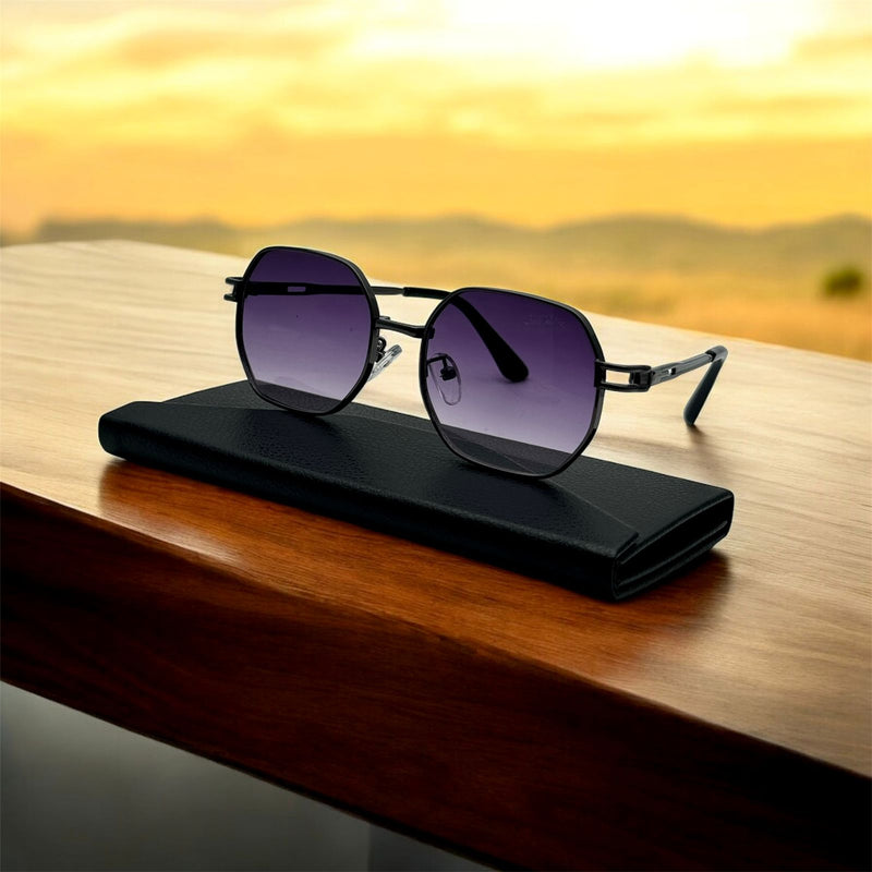 Gafas Louis Vuitton Round + Estuche Billetera