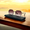 Gafas Louis Vuitton Round + Estuche Billetera