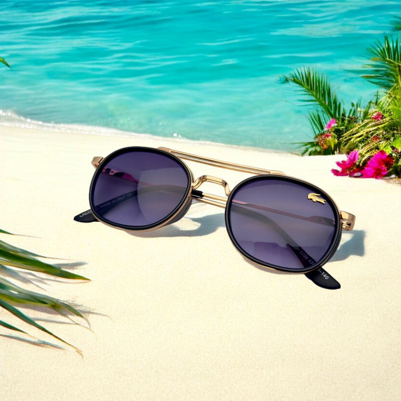 Gafas Lacoste Round + Estuche Billetera