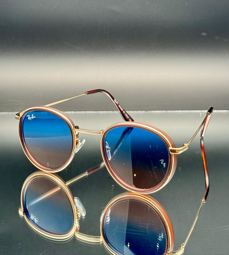Gafas Rayban Round Metalica + Estuche Original