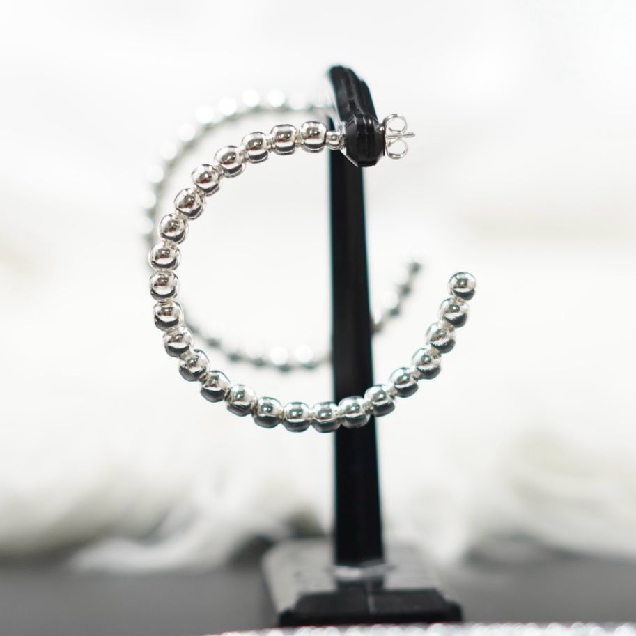 Arete Candonga Bolas Platizado