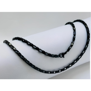Cadena Bicicleta Negra 1.3mm - Acero Inoxidable 316L