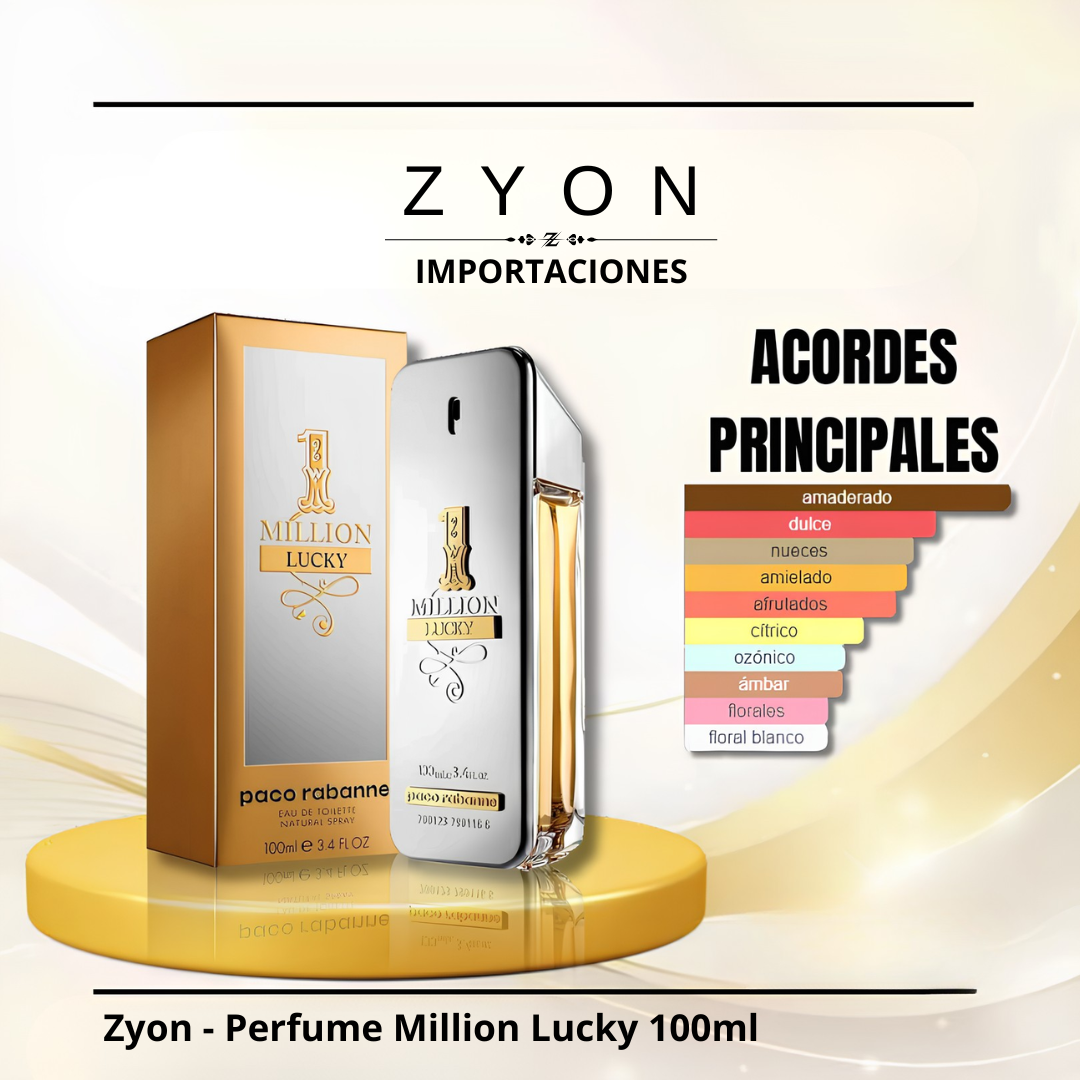 Perfume Million Lucky 100ml | Caballero