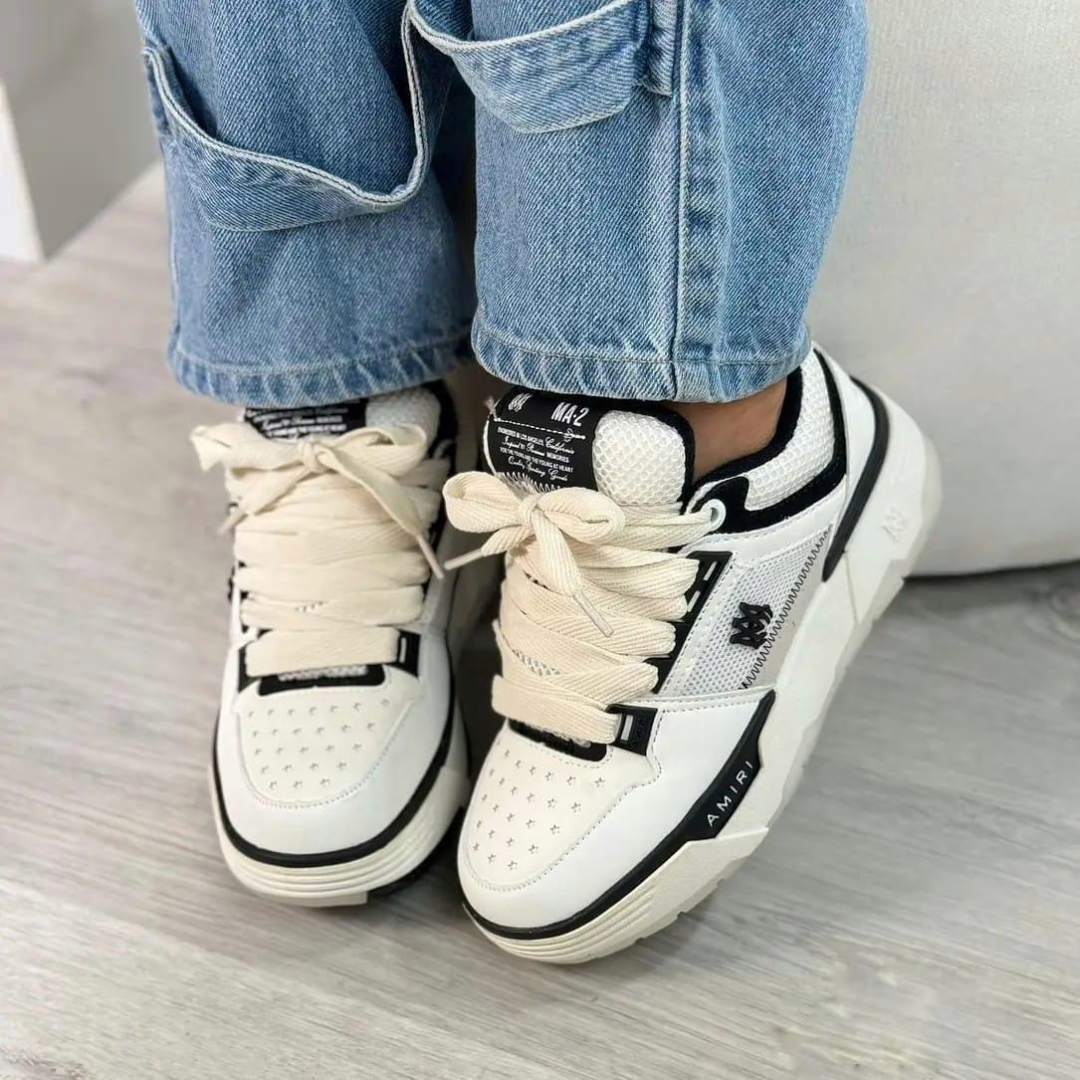 Tenis Amiri Mt Blanco Negro | Dama