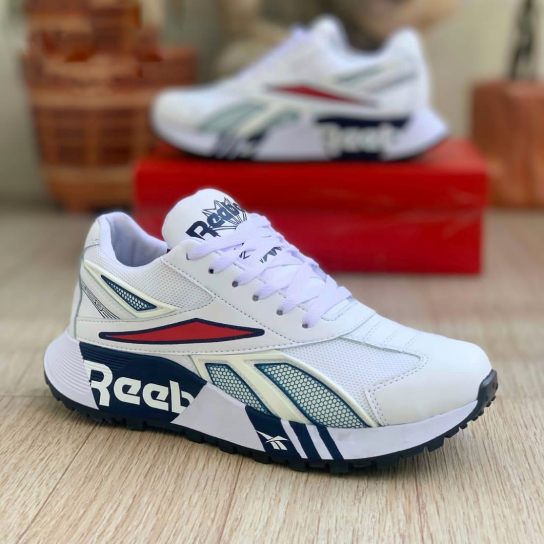 Tenis RBK Caballero Blanco Azul | Caballero