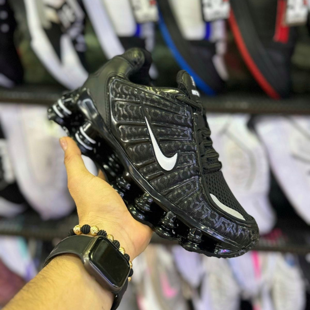 Tenis NK Shox Mt Negro Chulo Gris | Caballero