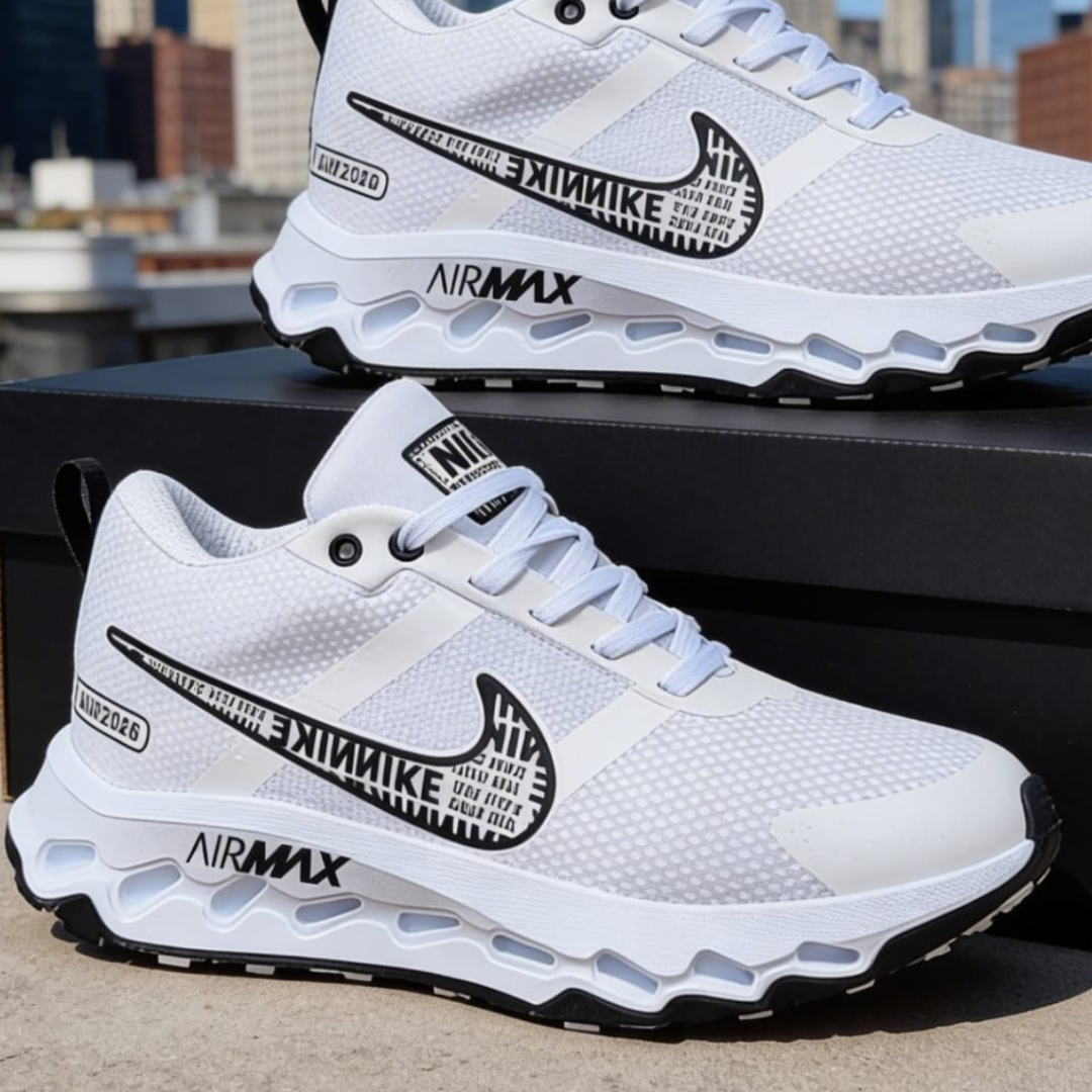 Tenis NK Air Blanco Negro | Caballero