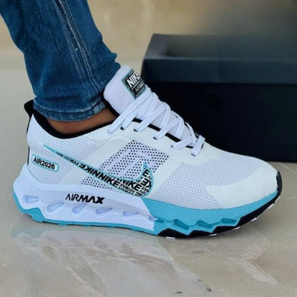 Tenis NK Air Blanco Azul | Caballero