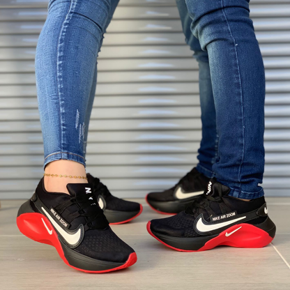 Tenis NK Zoom J.c. Negro Rojo | Caballero