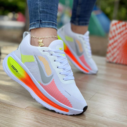 Tenis NK Vomero Mt Blanco Naranja | Dama