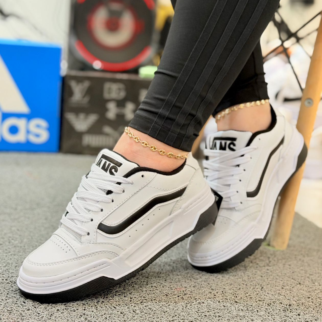 Tenis VNS Sb Blanco Negro | Unisex