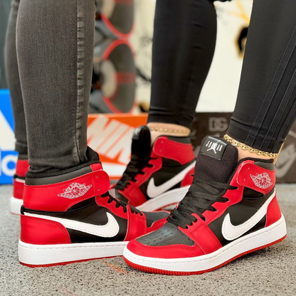 Tenis NK Retro 1 Sb Rojo Negro | Unisex