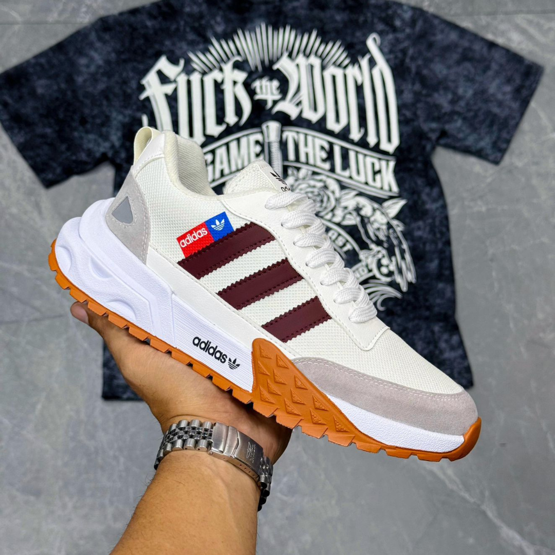 Tenis ADD Beige Vino tinto | Caballero