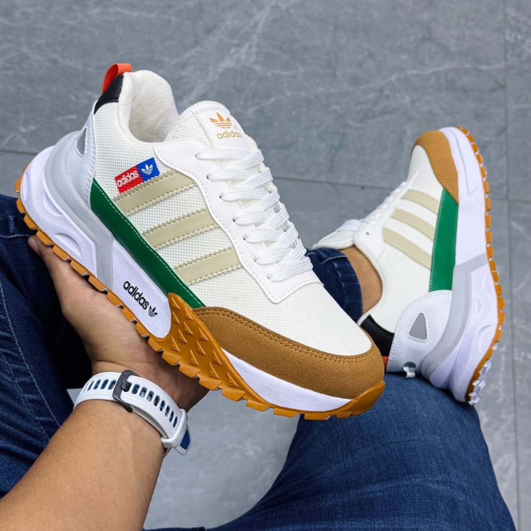 Tenis ADD Beige Verde | Caballero