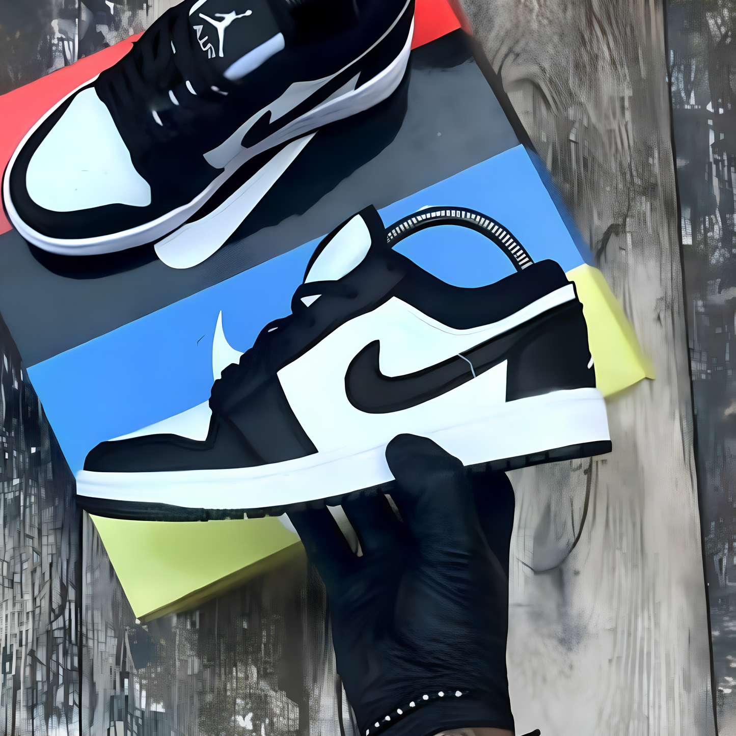Tenis NK Jordan Blanco Negro | Unisex