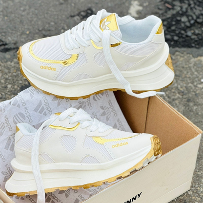 Tenis ADD Fc Blanco Dorado | Dama