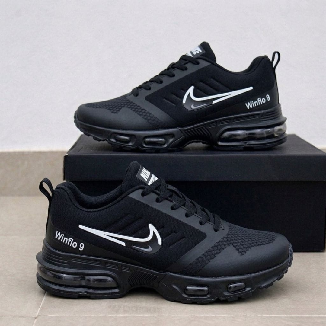 Tenis NK Mt Air Winflo 9 Negro | Caballero