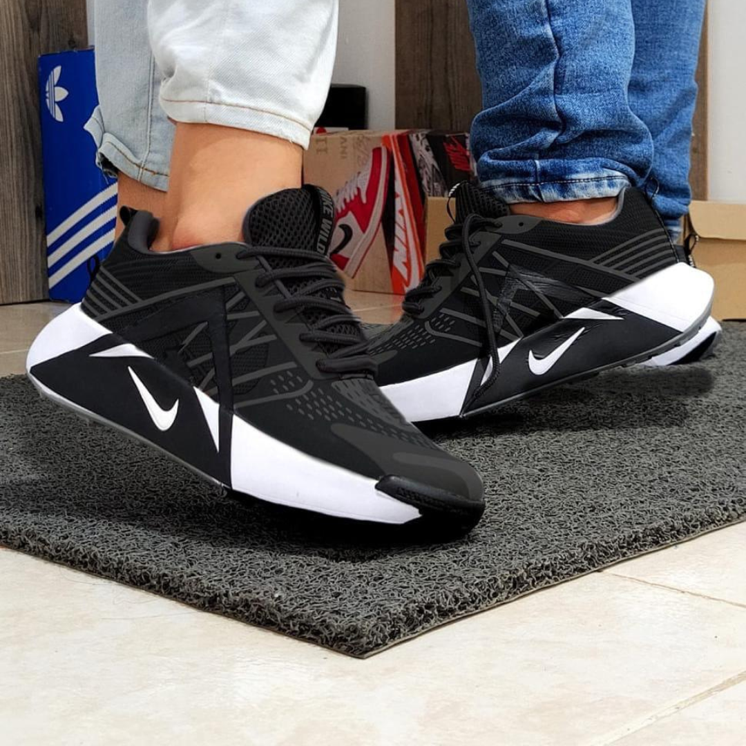 Tenis Wildhorse Amc Negro Blanco | Unisex