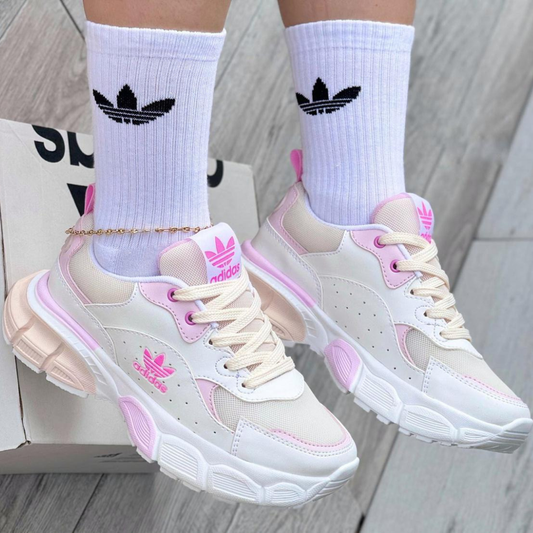 Tenis ADD Amc Blanco Rosa | Dama