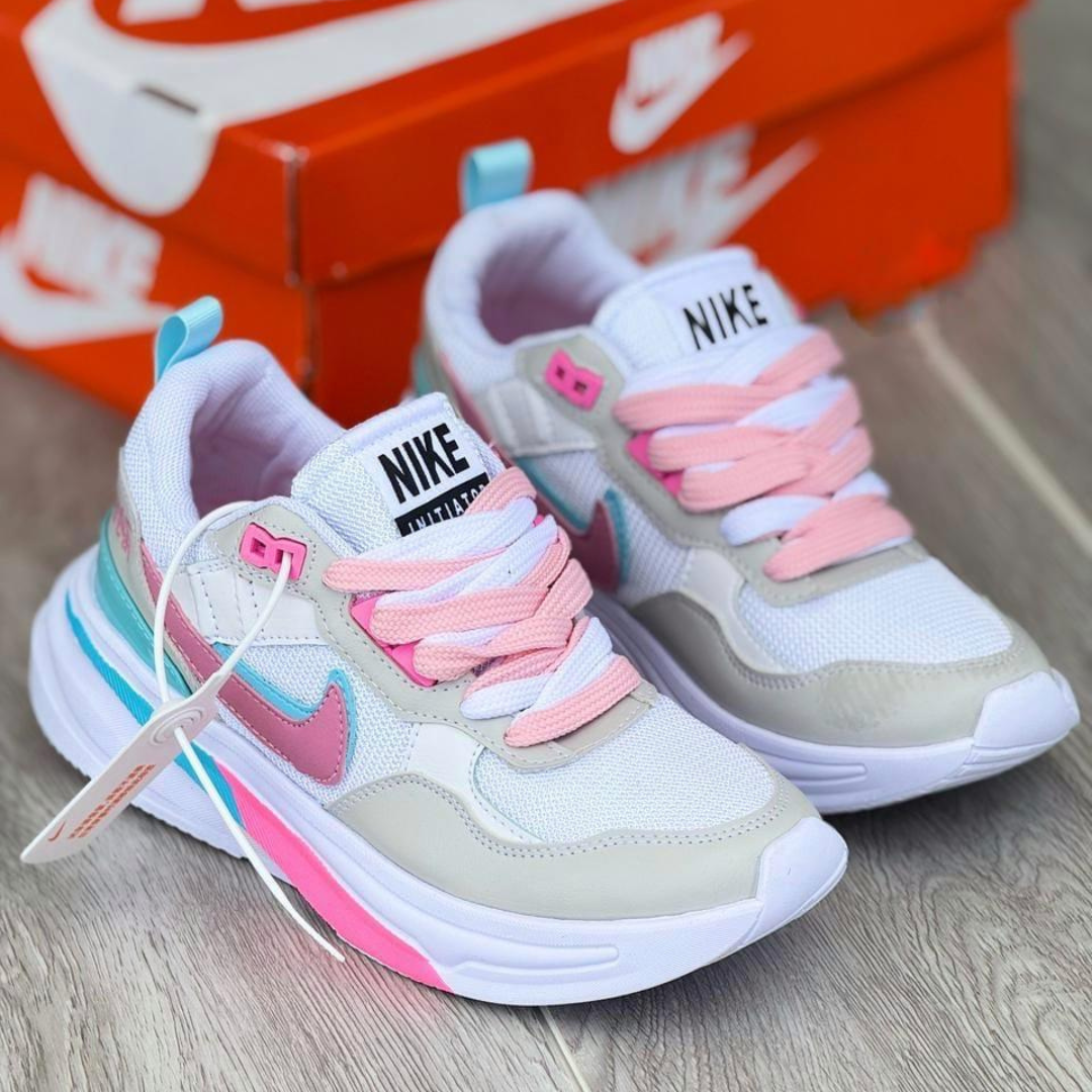 Tenis NK Doble Amc Rosa Azul | Dama