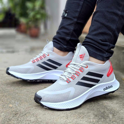 Tenis ADD Mt Gris Negro Rojo | Caballero