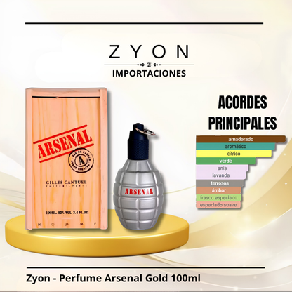 Perfume Arsenal Gold 100ml | Caballero