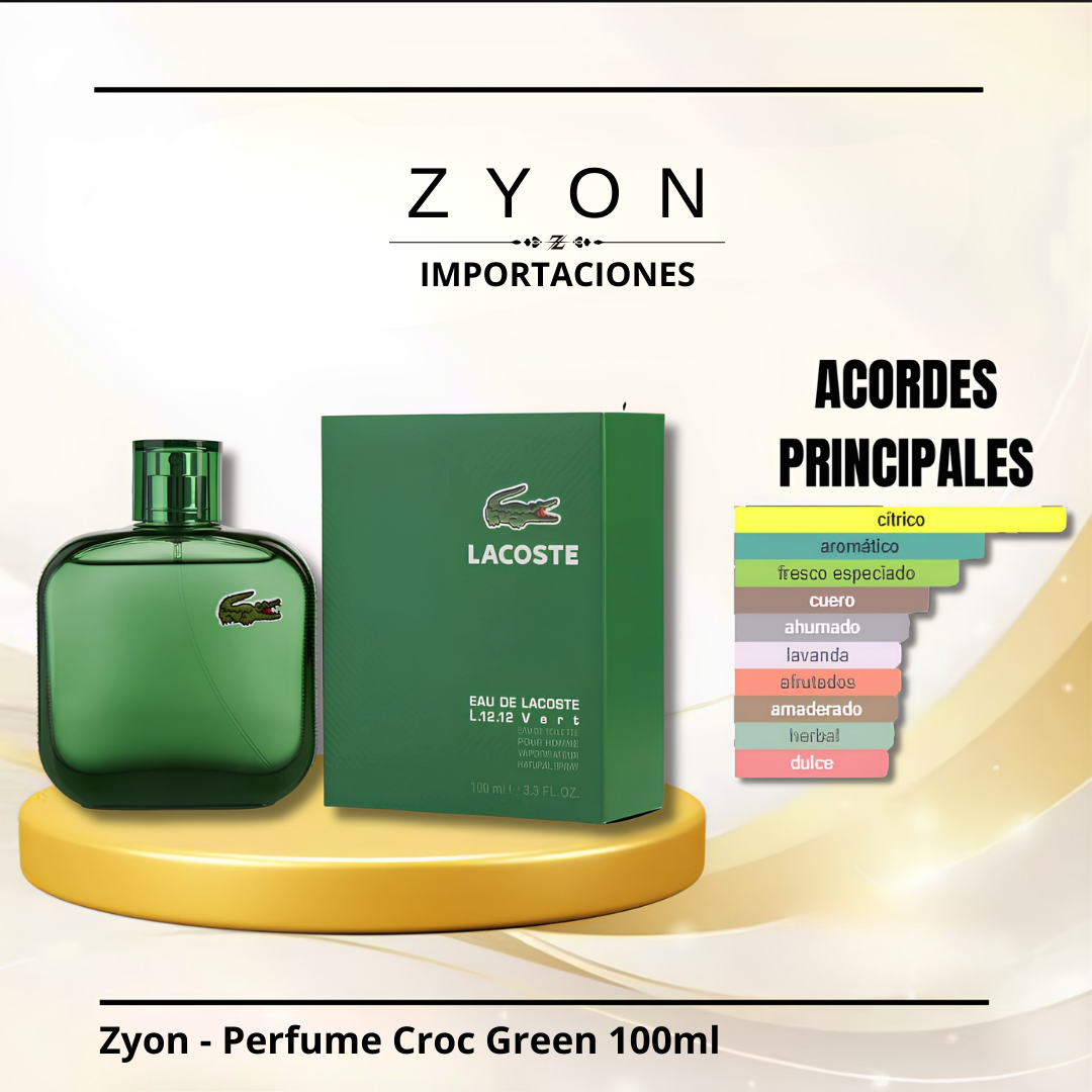 Perfume Croc Green 100ml | Caballero