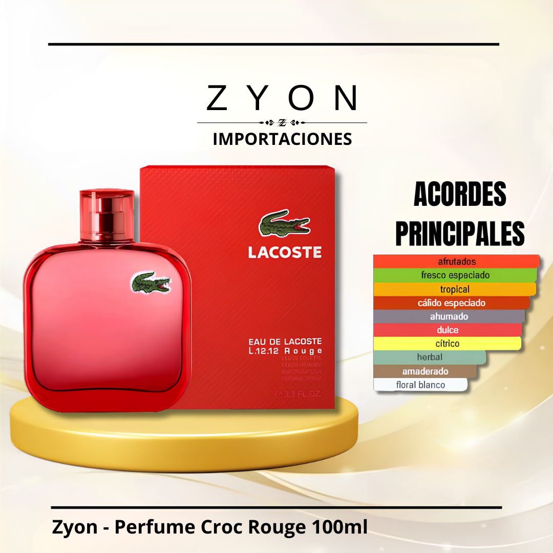 Perfume Croc Rouge 100ml | Caballero